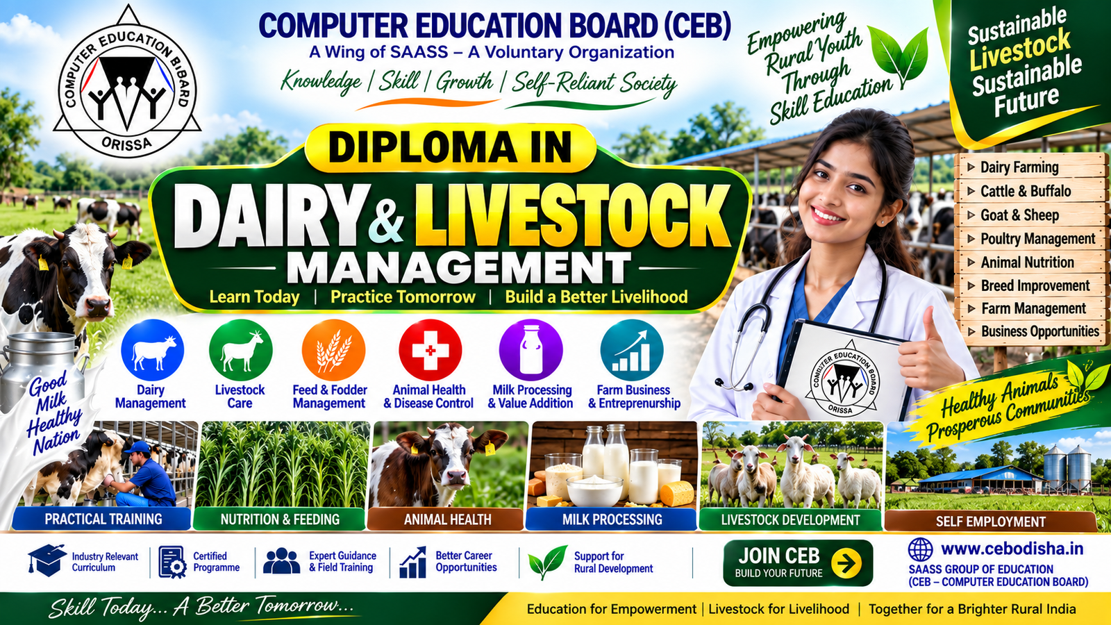 Diploma in Dairy & Livestock Management