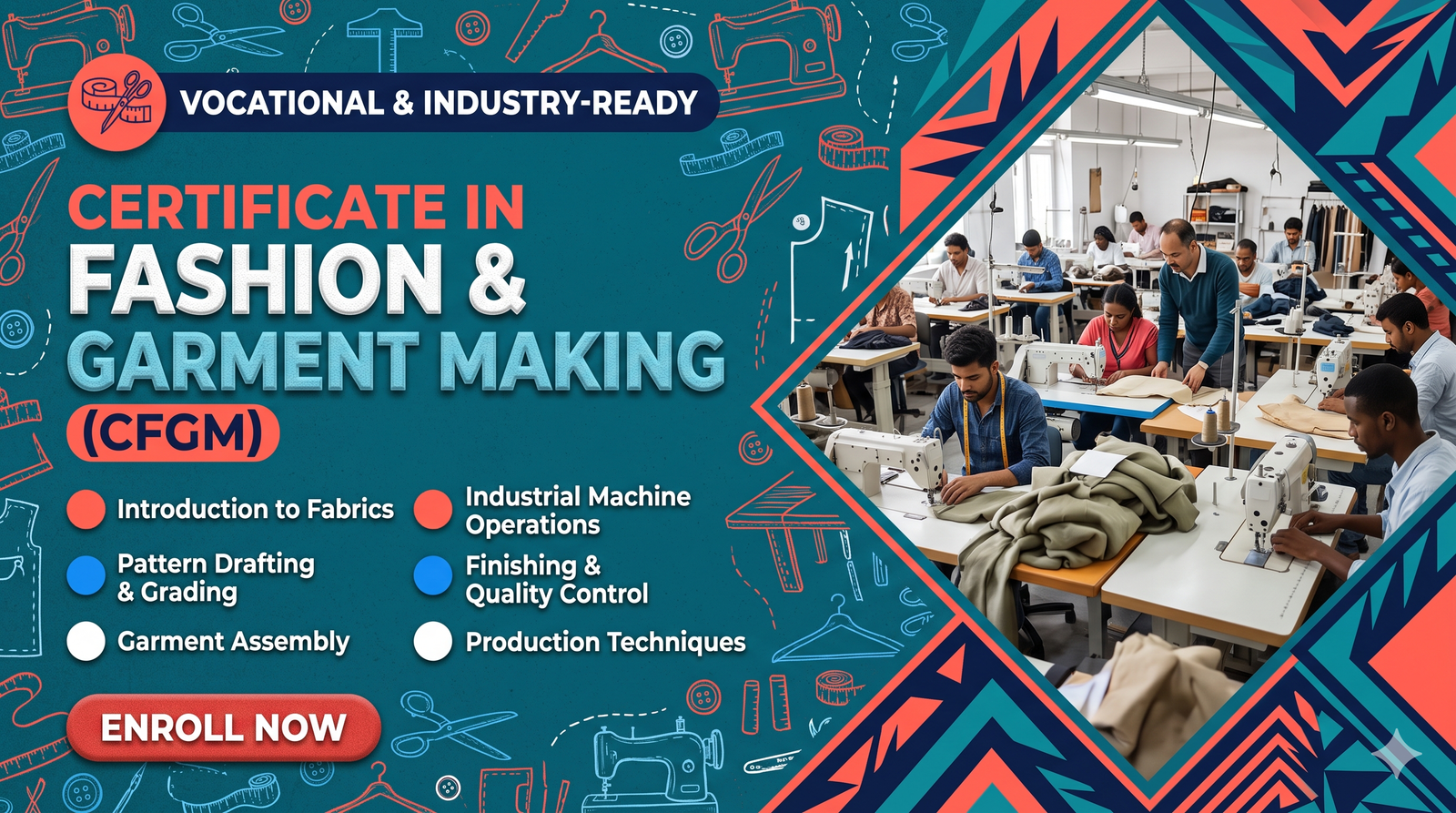 Certificate in Fashion & Garment Making